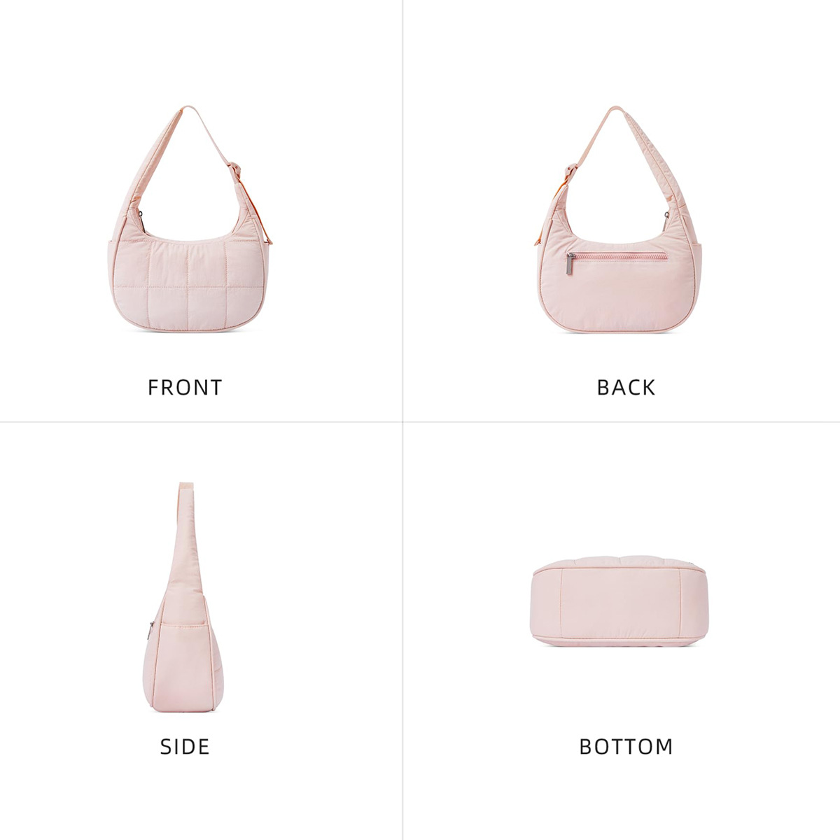 Nylon Large-Capacity Underarm Bag for Women
