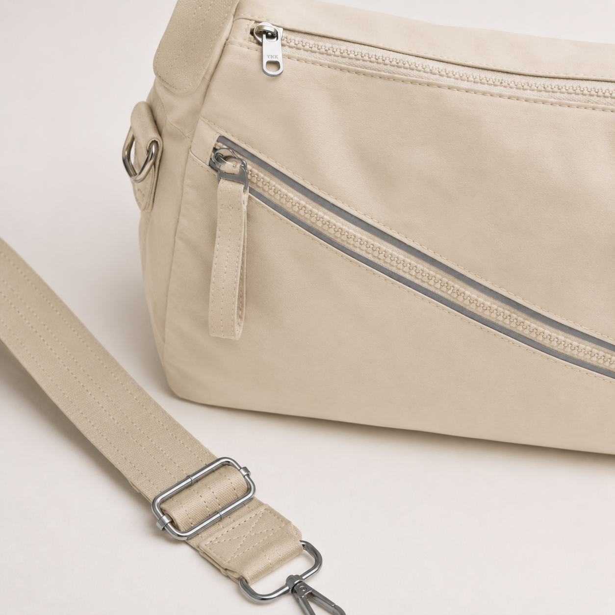 Small Gym Bag Stylish Compact Sports Bag Mini Duffle Bag Nylon Crossbody Bags for Women Men Weekender Bags Suitable For Gym Work Fitness Yoga Travel 3 in 1 Sling Bags (White)