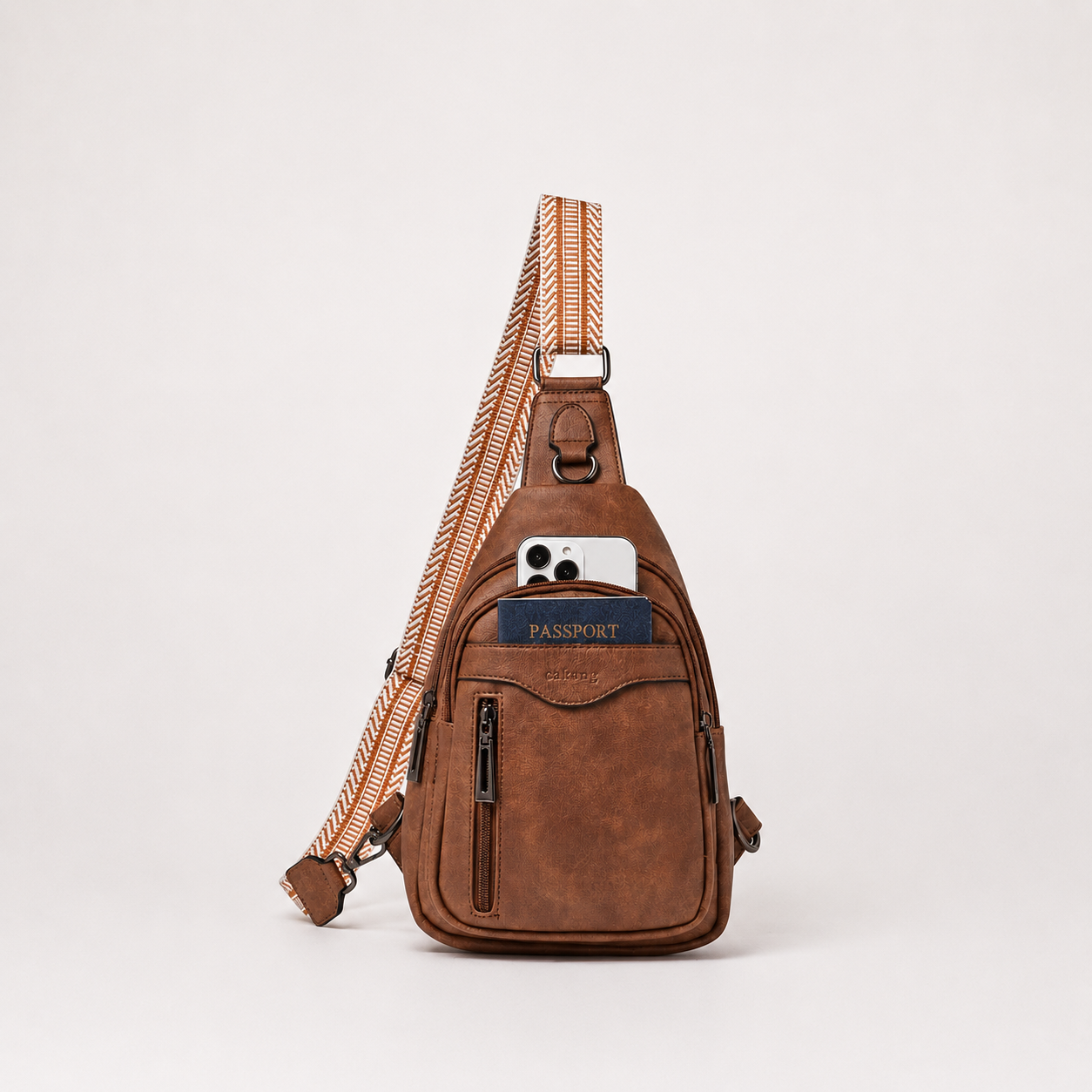 cakang 7L Sling Bag for Women Crossbody Bags for Women Leather Sling Backpack Fanny Pack Travel Crossbody Sling Purse