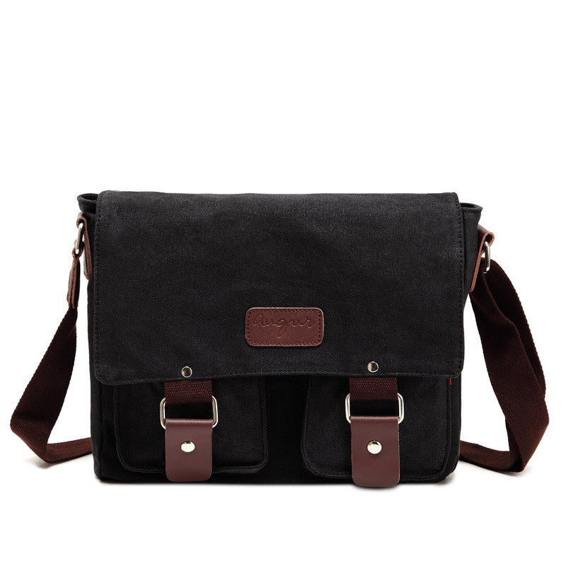 Retro Men's Shoulder Casual Canvas Bag