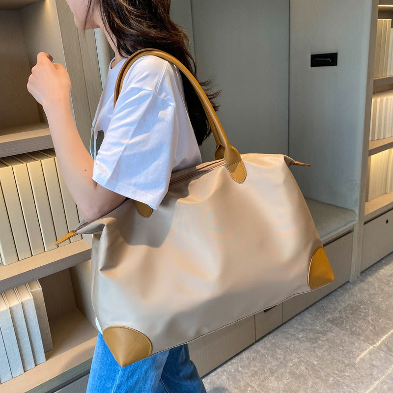 Classic Nylon Tote Bag for Women, Large Capacity