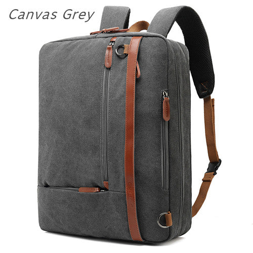 Nylon Laptop Bag with Handbag Design