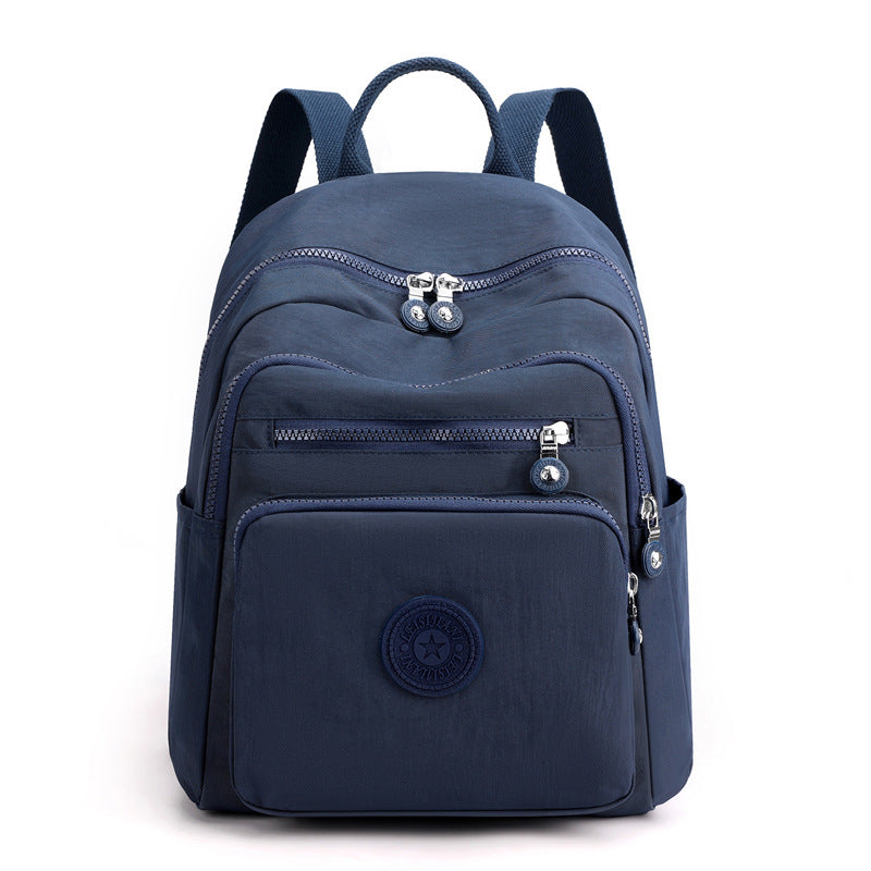 Stylish Women's Nylon Backpack - Large Capacity Travel Bag