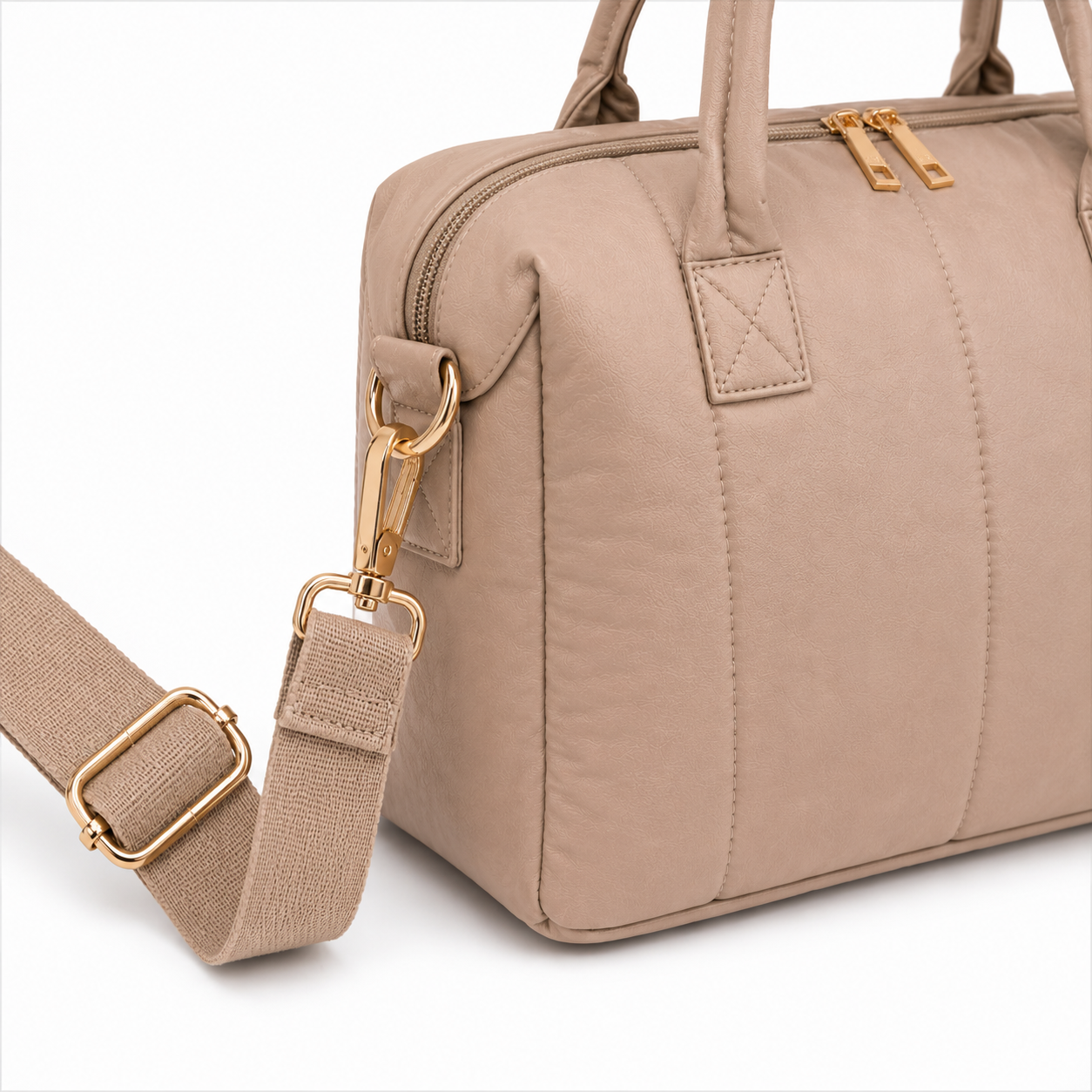 Bluboon Weekender Bags for Women Puffer Tote Bag with Zipper Carry On Airport Bag Winter Shoulder Bags for Travel Work and Makeup Bag