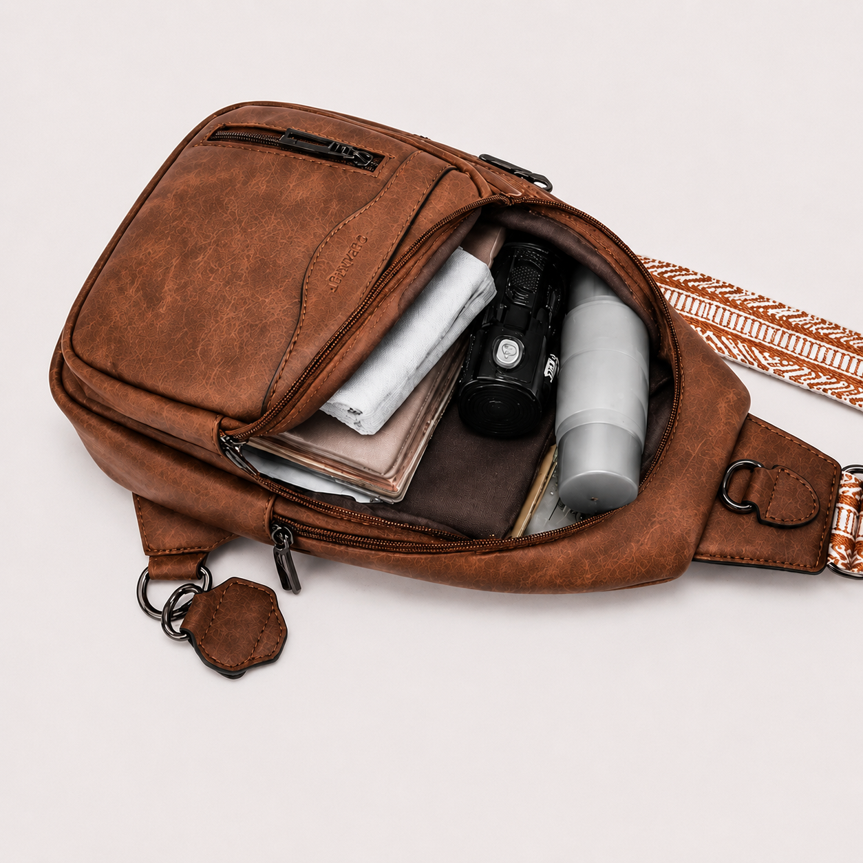 cakang 7L Sling Bag for Women Crossbody Bags for Women Leather Sling Backpack Fanny Pack Travel Crossbody Sling Purse
