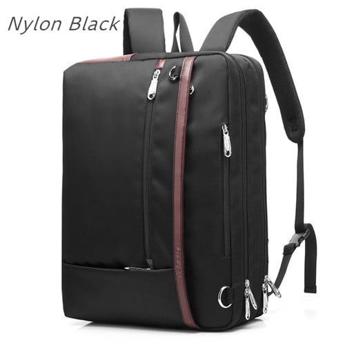 Nylon Laptop Bag with Handbag Design