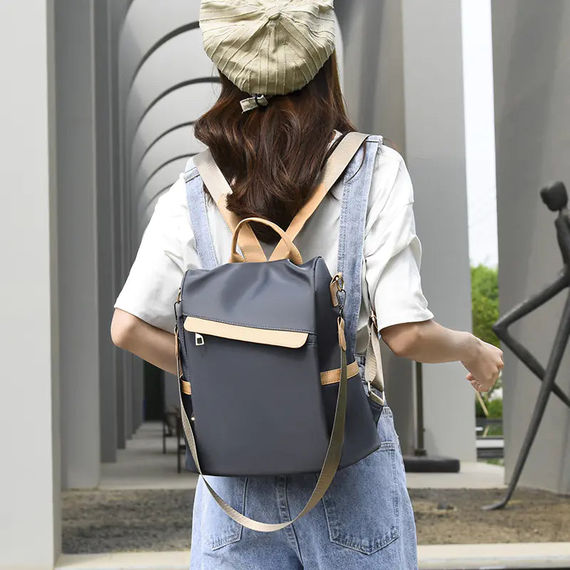Women's Fashion Simple Oxford Travel Backpack Bag