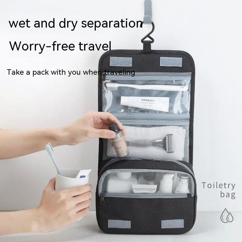 Waterproof Portable Travel Hanging Men's Toiletry Bag