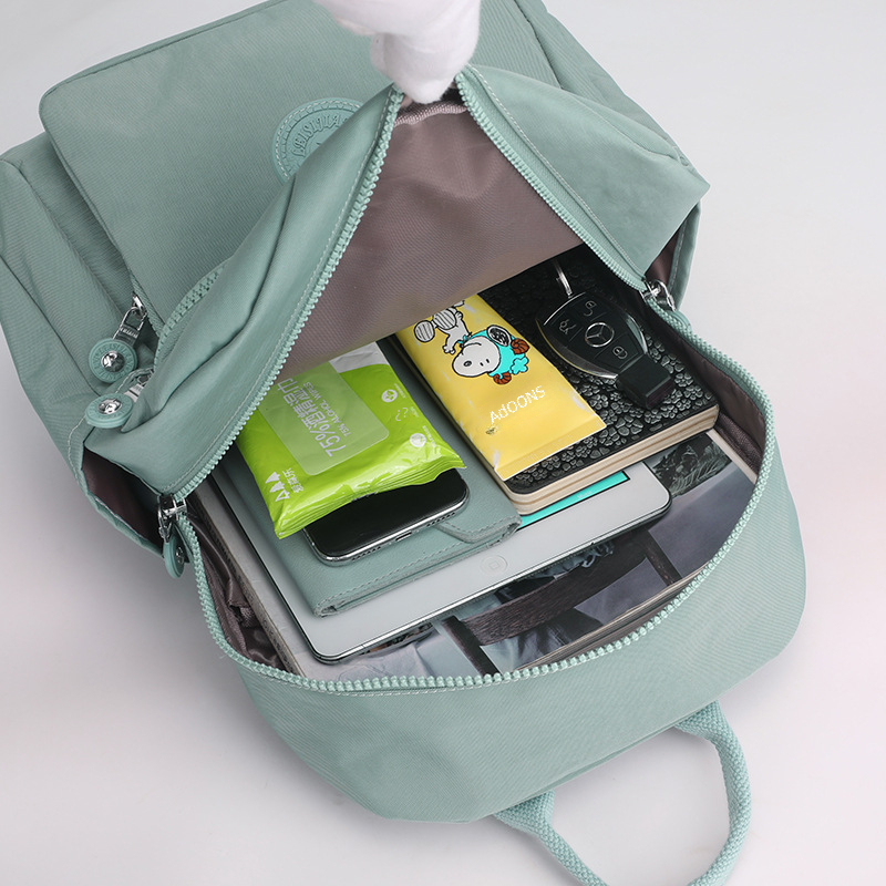 Stylish Women's Nylon Backpack - Large Capacity Travel Bag