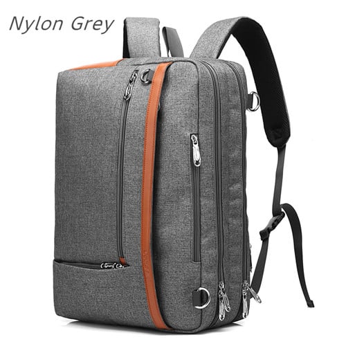 Nylon Laptop Bag with Handbag Design
