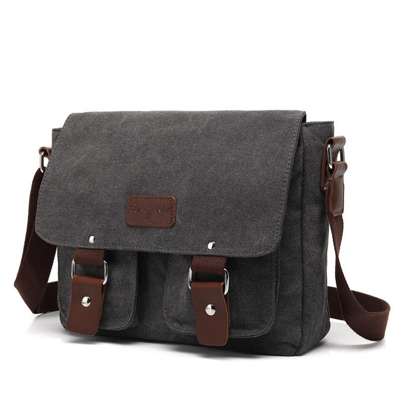 Retro Men's Shoulder Casual Canvas Bag