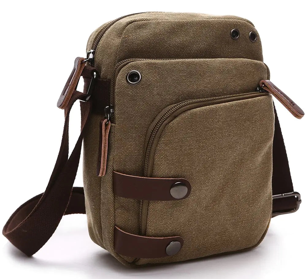 Collsants Mini Crossbody Bags for Women and Men Small Purses and Handbags Travel Purse Canvas Shoulder Purse Bag