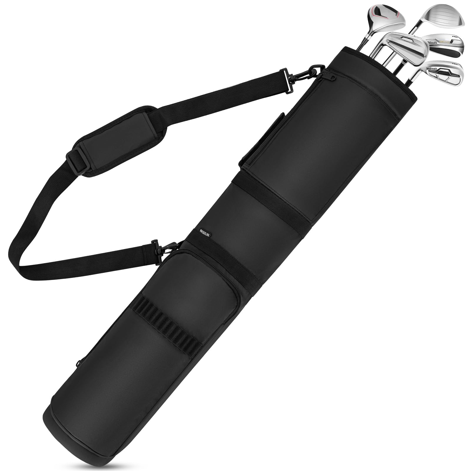 AKOZLIN Golf Carry Bag 3-6 Golf Clubs Lightweight Foldable Travel Sunday Golf Bag Case with Strap