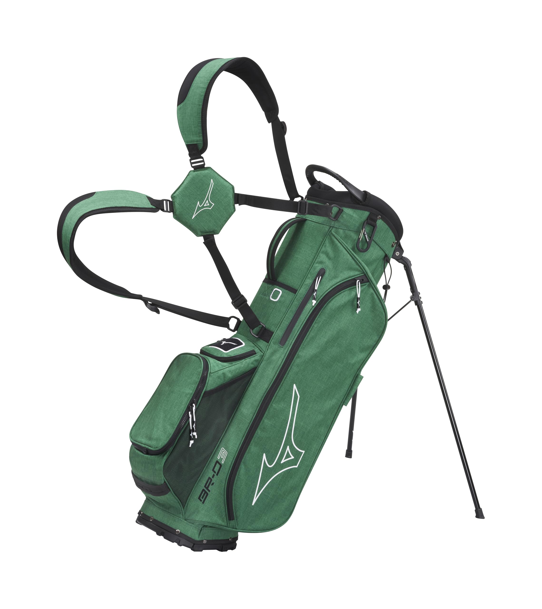 Mizuno BR-D3 Stand Golf Bag | 8 1/2 Inches | Heathered Green
