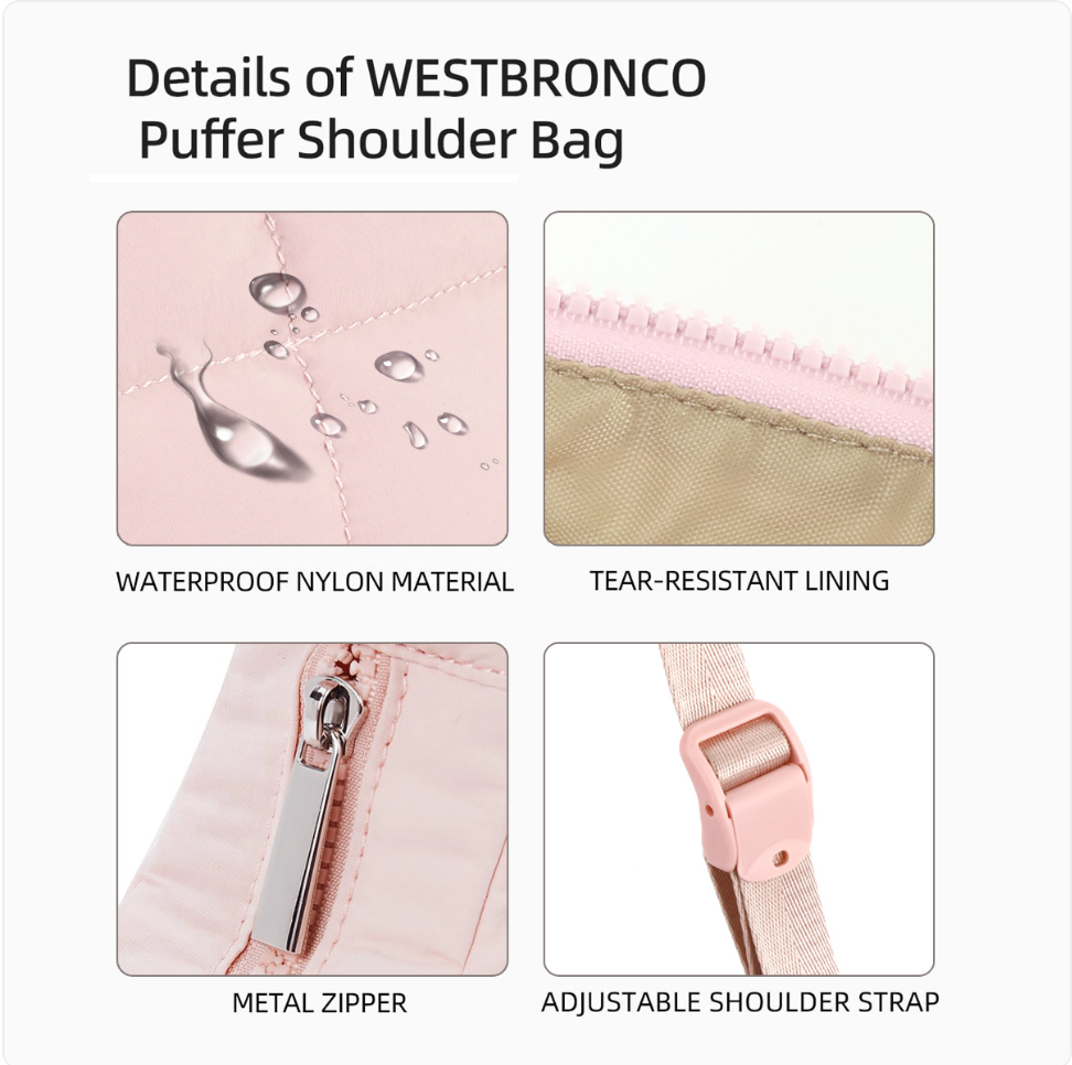 Large Capacity Nylon Shoulder Bag